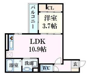 シャルマン吉島の物件間取画像